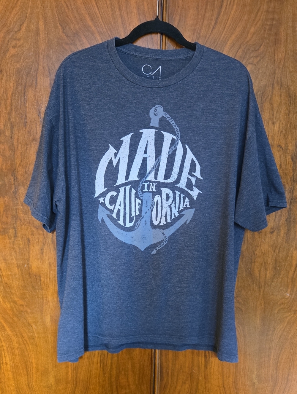 The Limited Navy 'Made in California' Anchor Graphic Tee